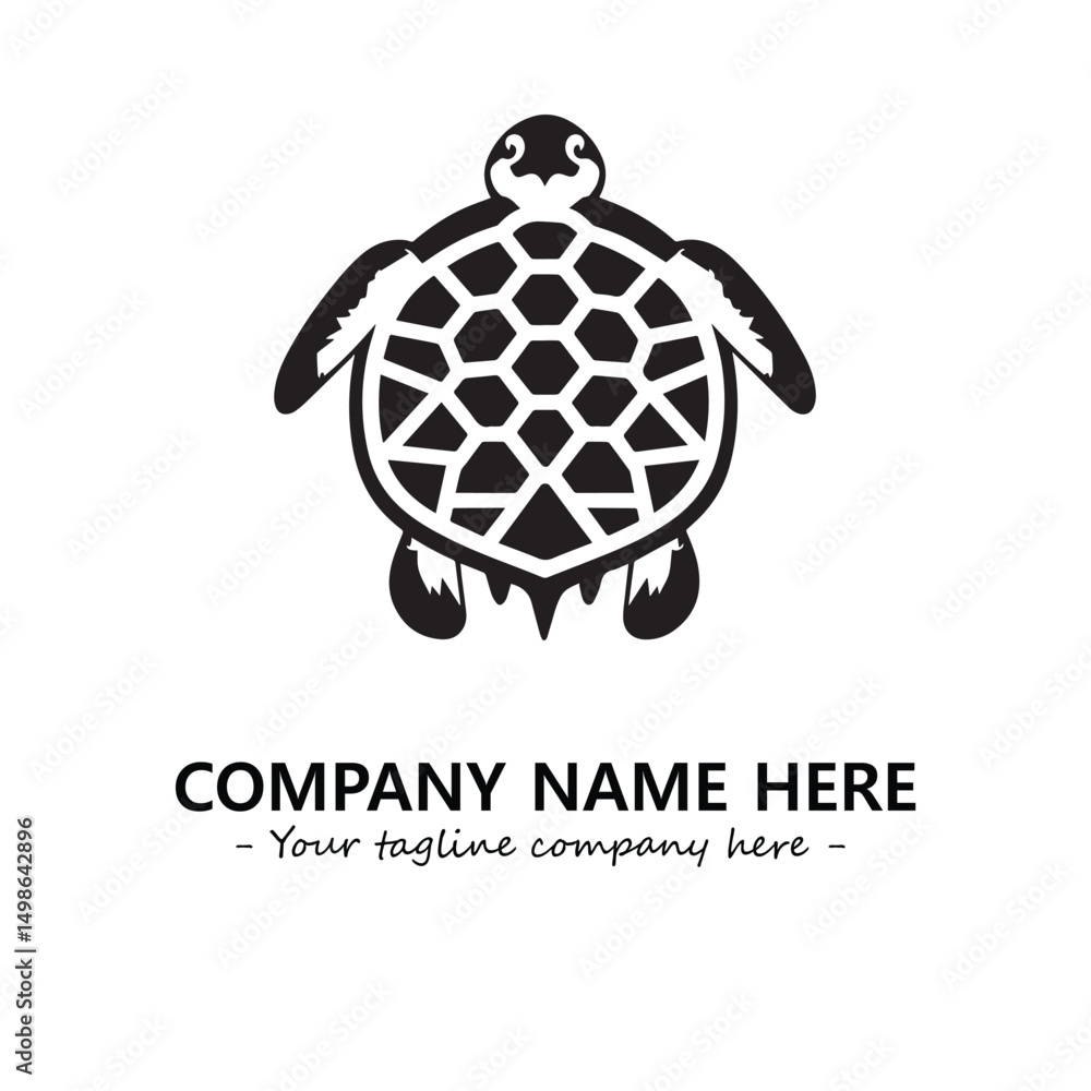 Obraz premium Turtle logo design vector illustration