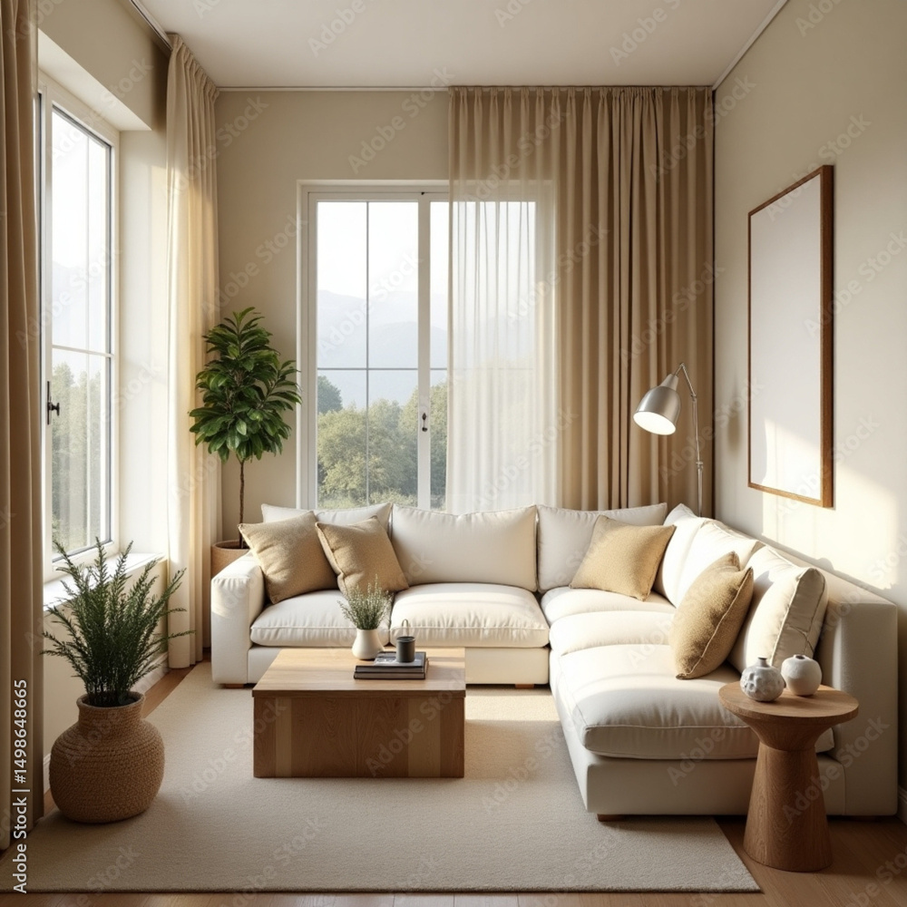 Fototapeta premium modern living room