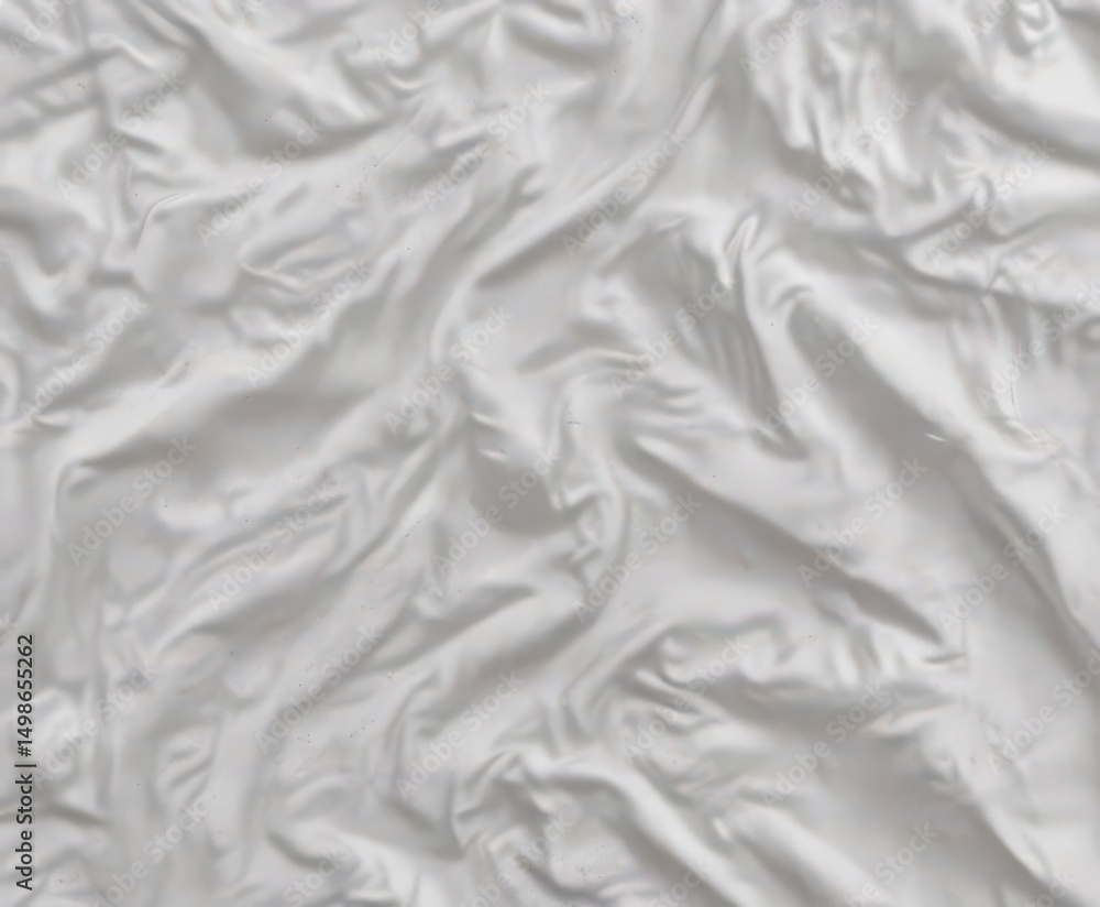 Fototapeta premium Wrinkled white cotton backdrop, perfect for seamless tiling , pattern, aged, material