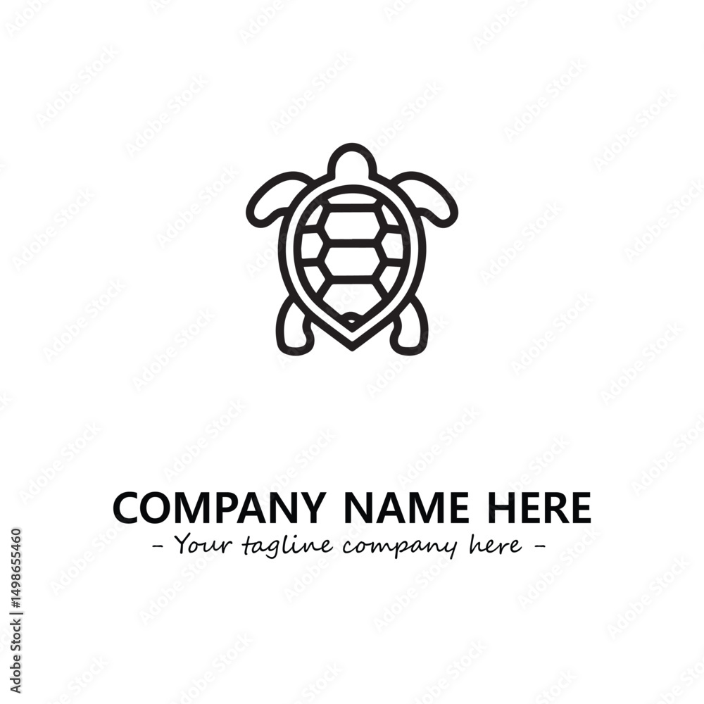 Fototapeta premium Turtle logo design vector illustration