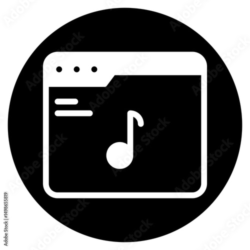 online glyph icon