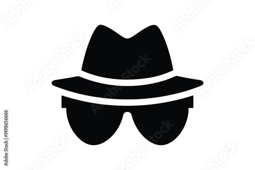detective icon disguise mysterio sunglasses hat emblem