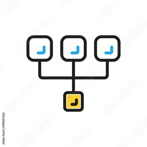 Multi color icon for minor