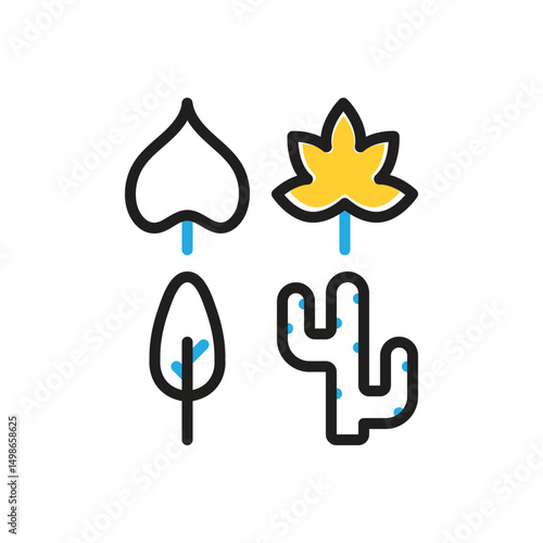 Multi color icon for species