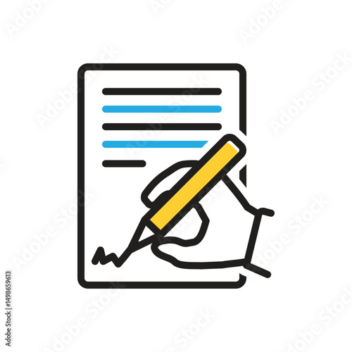 Multi color icon for agree