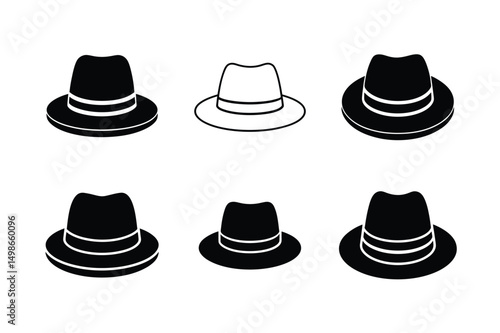 classic homburg hat front view fashion icon
