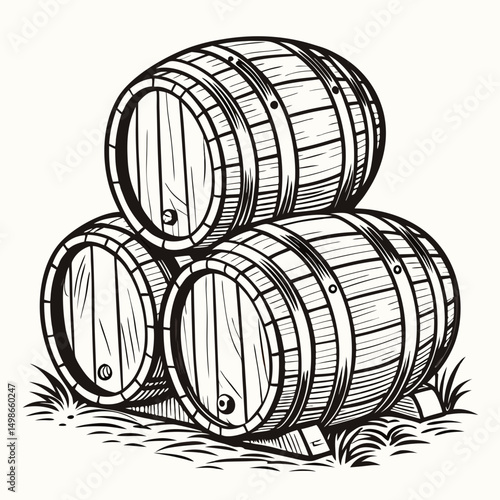 wine barrel