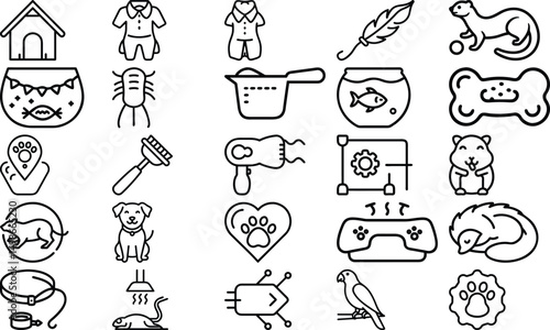 Pet Essentials Icon Pack