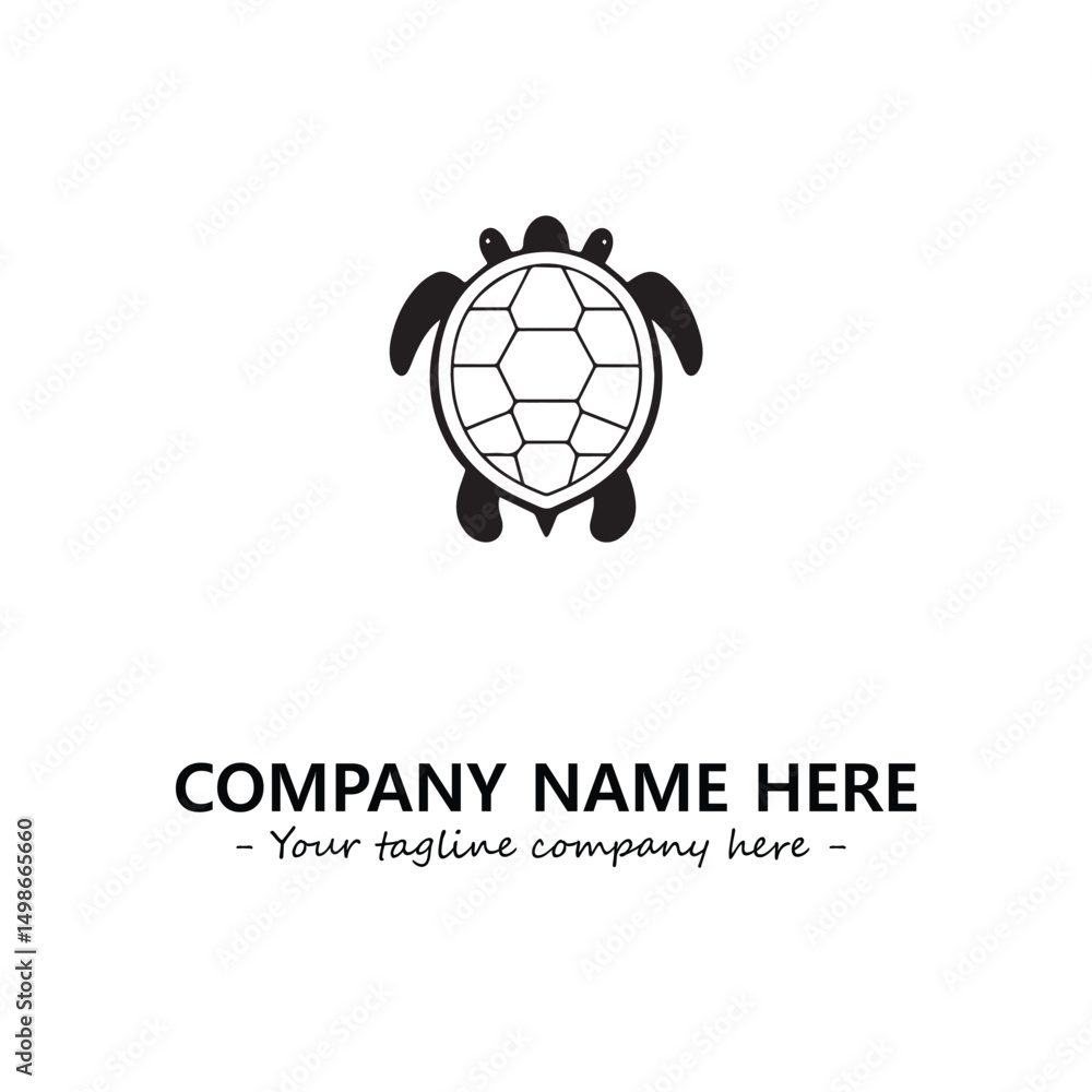 Obraz premium Turtle logo design vector illustration