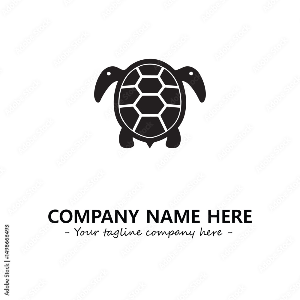 Obraz premium Turtle logo design vector illustration