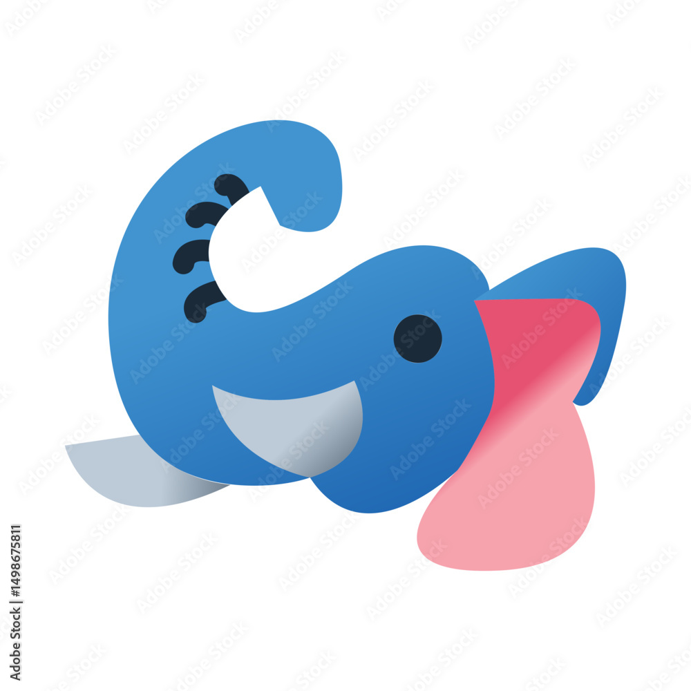 Obraz premium Elephant trunk Icon