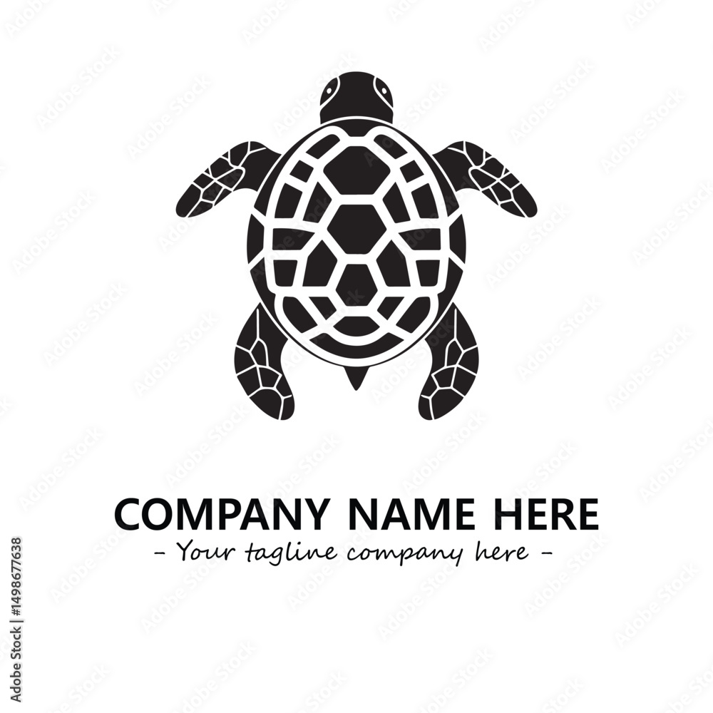 Fototapeta premium Turtle logo design vector illustration