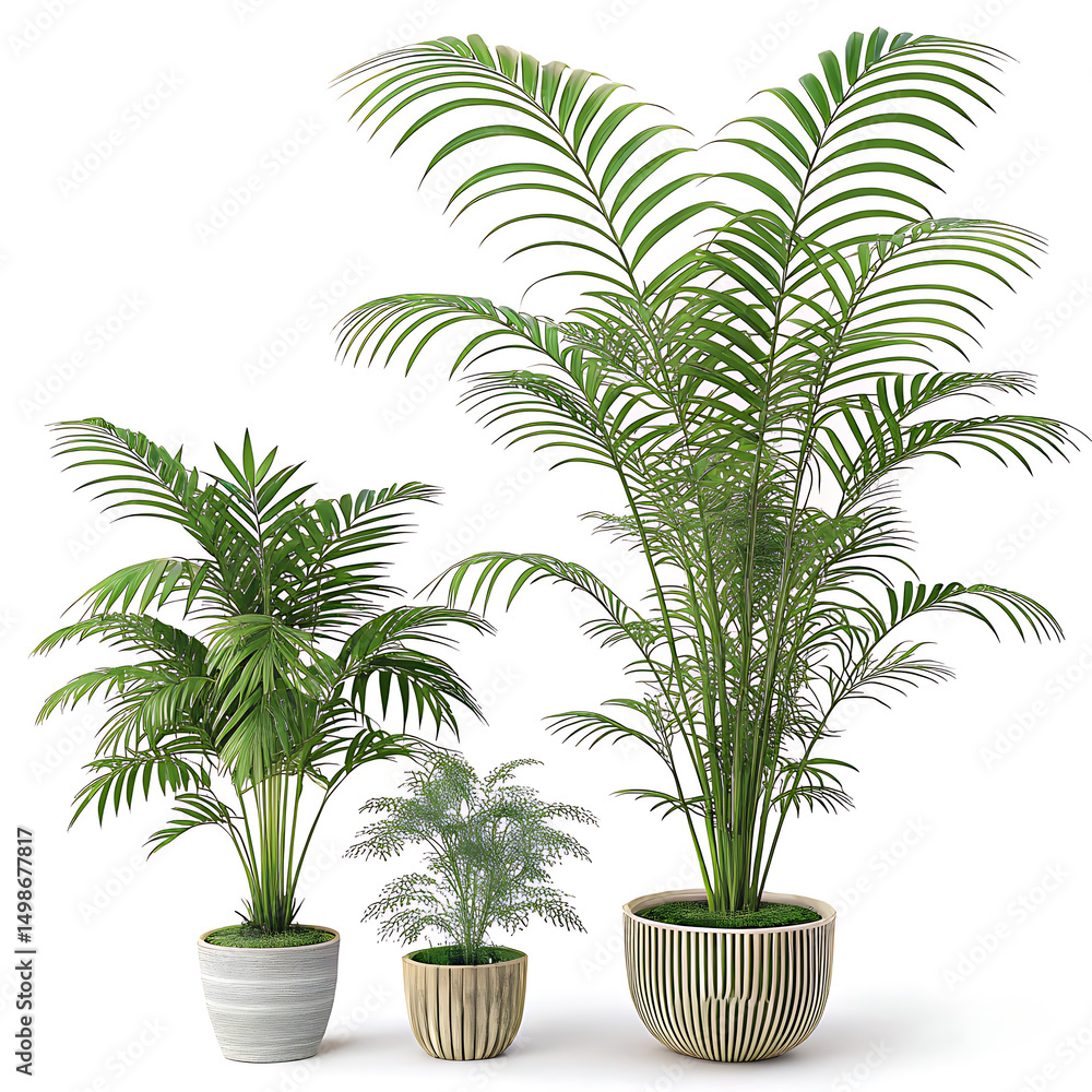 Obraz premium palm tree in a pot