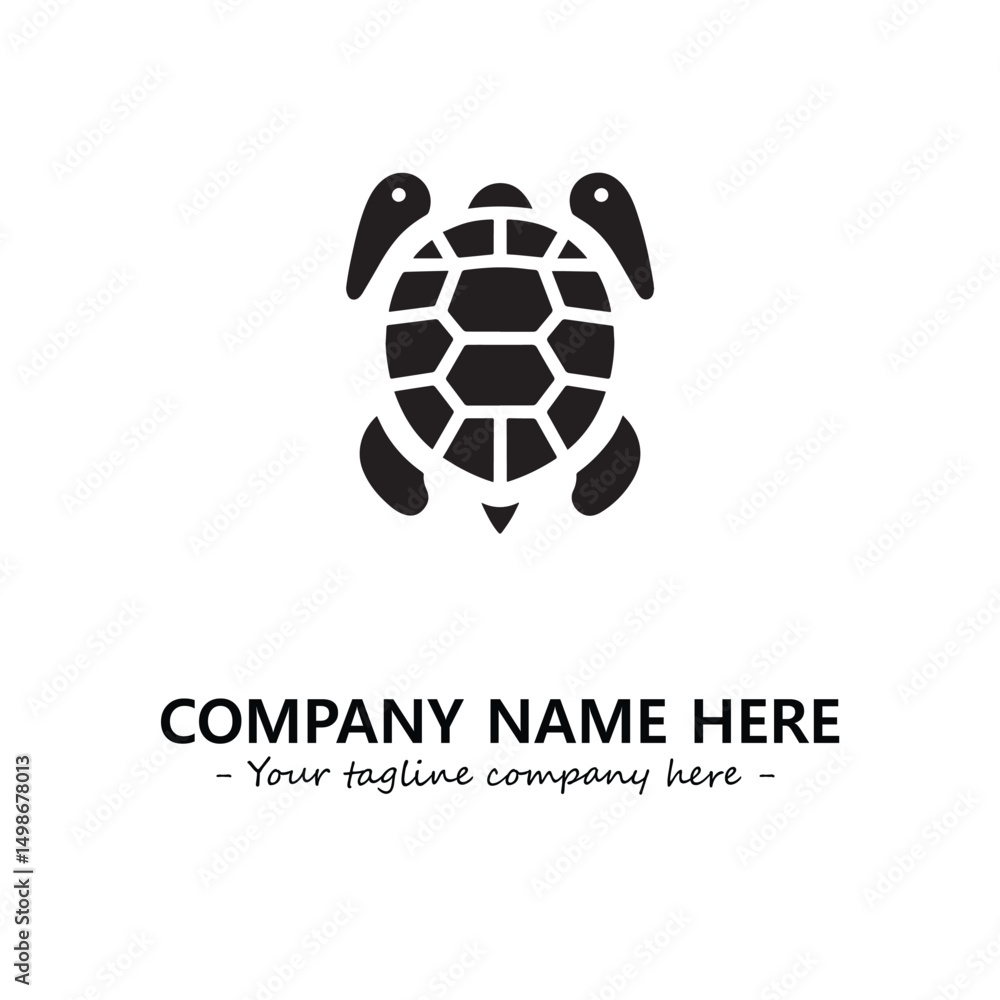 Obraz premium Turtle logo design vector illustration