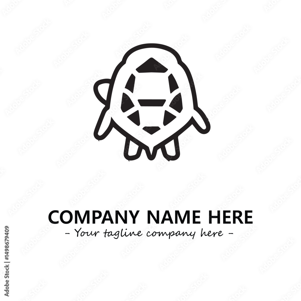 Obraz premium Turtle logo design vector illustration