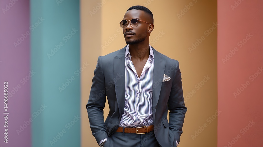 Obraz premium Colorful Outfits Celebrating LGBTQ Pride