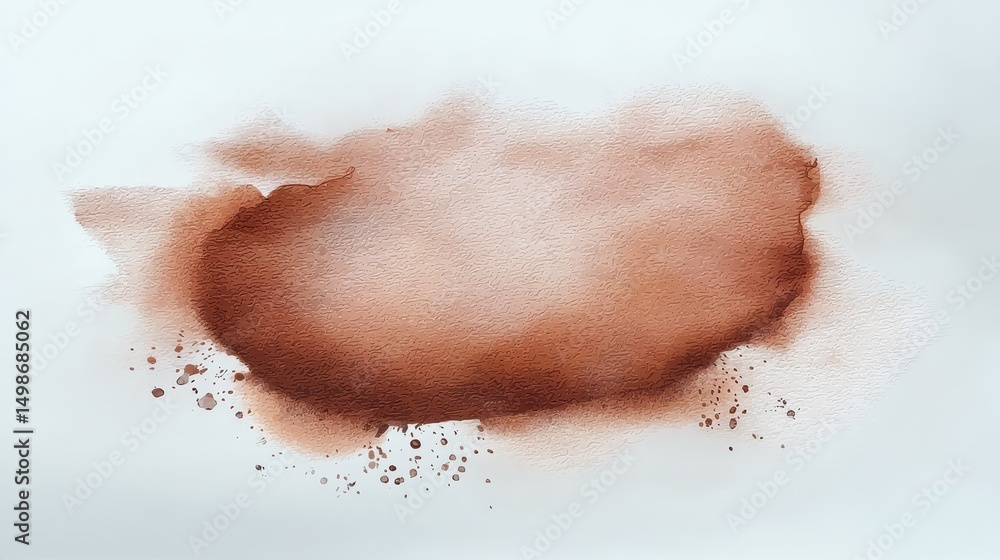 Fototapeta premium Abstract Brown Glitter Texture on White Background