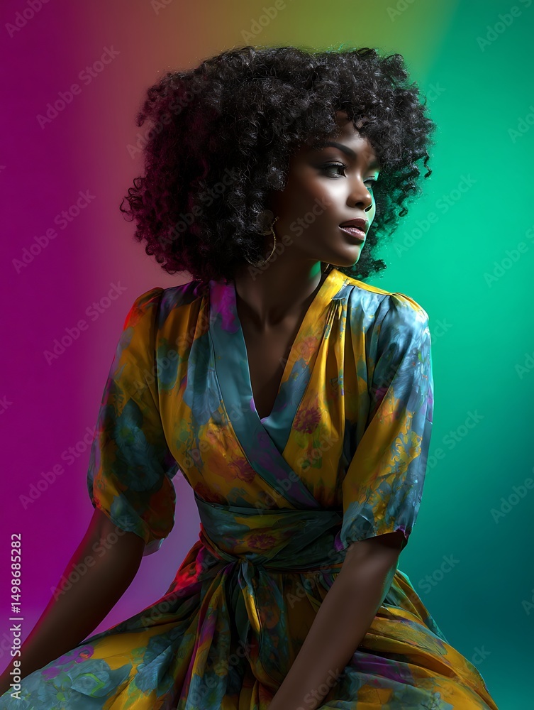 Fototapeta premium Colorful Outfits Celebrating LGBTQ Pride