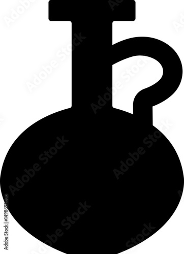 Potion icon in flat. isolated on transparent background