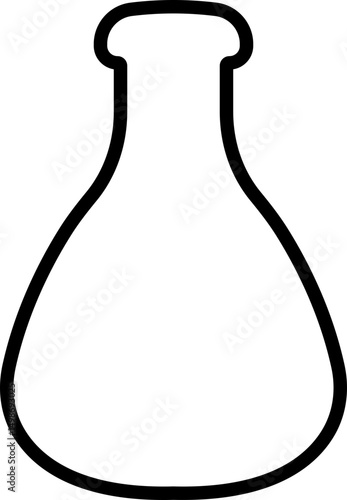 Potion icon in line. isolated on transparent background