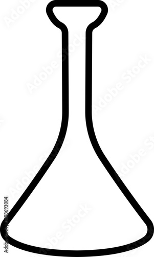 Potion icon in line. isolated on transparent background
