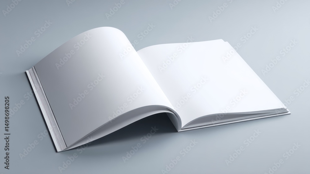 Blank Open Book Mockup: A Clean, Simple Design for Your Projects Blank Open Book Mockup: A Clean, Simple Design for Your Projects
