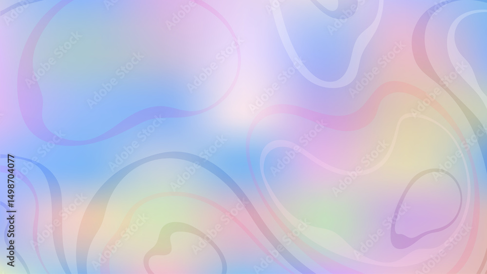 Obraz premium Shiny Holographic Abstract Gradient