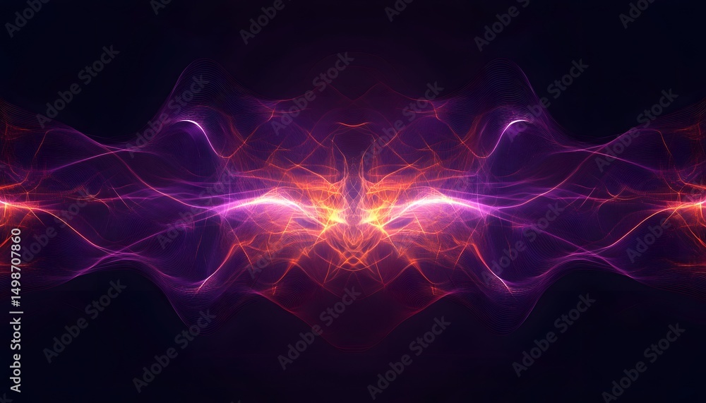 Obraz premium Abstract design with swirling lines of vibrant color.
