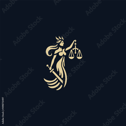 Justice Goddess Logo