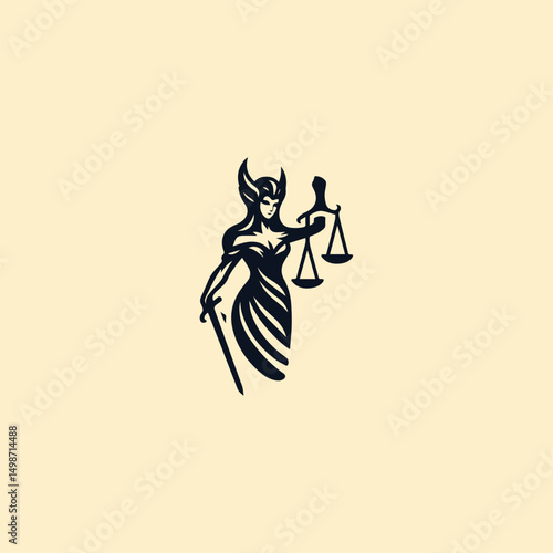 Justice Goddess Logo