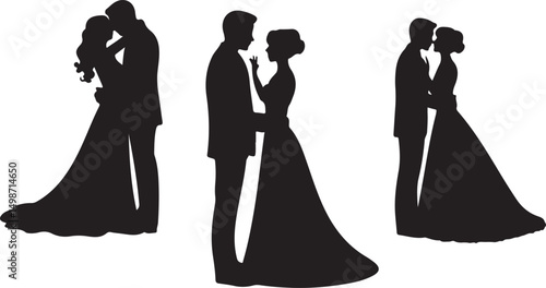 Bride & Groom SVG – Romantic Wedding Silhouette Design

Wedding Couple Vector – Elegant Clipart for Marriage Themes

Bridal Silhouette SVG – Bride and Groom for Invitations & Gifts

Romantic Couple Cl
