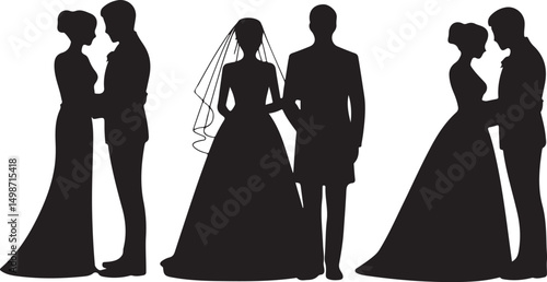 Bride & Groom SVG – Romantic Wedding Silhouette Design

Wedding Couple Vector – Elegant Clipart for Marriage Themes

Bridal Silhouette SVG – Bride and Groom for Invitations & Gifts

Romantic Couple Cl