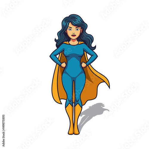 Confident Superhero Woman