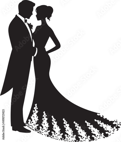 Bride and Groom Silhouette SVG – Elegant Wedding Couple for Cricut & Decor

Just Married Clipart – Romantic Bride & Groom PNG for Invitations & Crafts

Wedding Couple SVG Bundle – Mr and Mrs Design fo