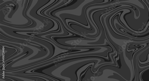 Black liquify abstract background