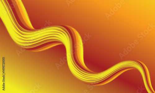 Abstract Fluid Motion: A vibrant and dynamic visual spectacle, where fluid lines and gradients intertwine to create a captivating artistic expression. The warm color palette evokes energy and flow.