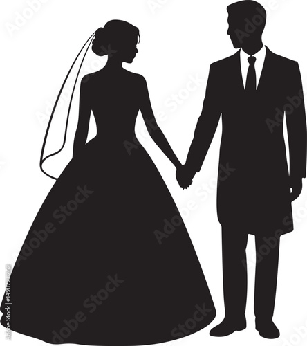 Bride and Groom Silhouette SVG – Elegant Wedding Couple for Cricut & Decor

Just Married Clipart – Romantic Bride & Groom PNG for Invitations & Crafts

Wedding Couple SVG Bundle – Mr and Mrs Design fo