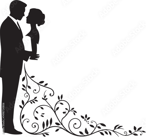 Bride and Groom Silhouette SVG – Elegant Wedding Couple for Cricut & Decor

Just Married Clipart – Romantic Bride & Groom PNG for Invitations & Crafts

Wedding Couple SVG Bundle – Mr and Mrs Design fo