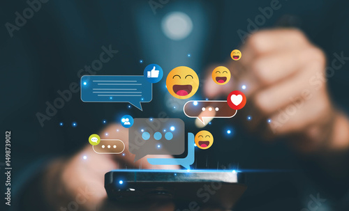 In this digital age, people use smartphones, laptops, and apps to access social media platforms that provide engaging content, creative posts, and strategic communications that drive marketing	
