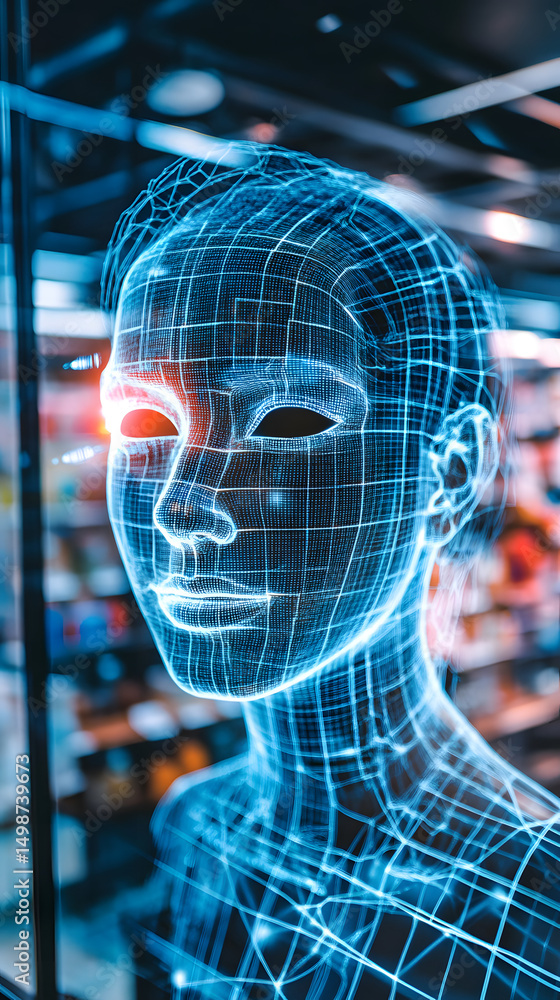 custom made wallpaper toronto digitalAI-based facial recognition for automatic retail checkout, allowing customers to pay for items using face recognition at self-checkout stations.