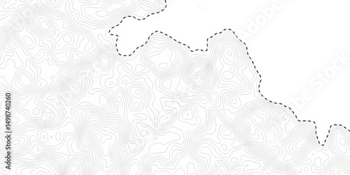 Abstract pattern grid wave lines seamless pattern and topography map and counter map. abstract sea map area space geometric line technology topo landscape grid map texture.