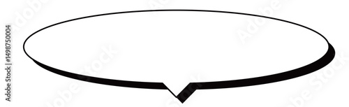 フキダシシンプル　楕円形