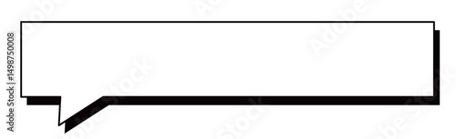 フキダシシンプル　長方形