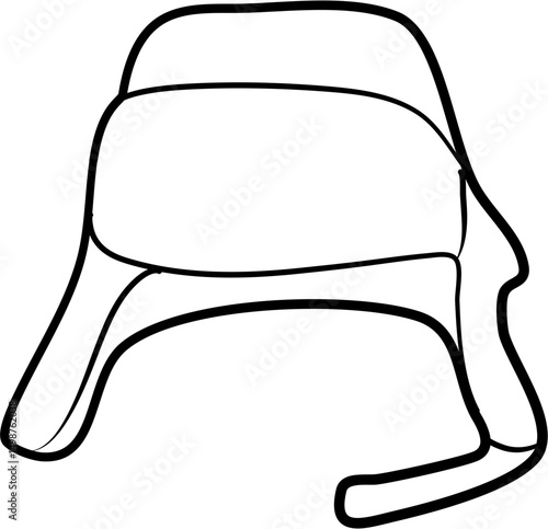 Hat Illustration coloring page