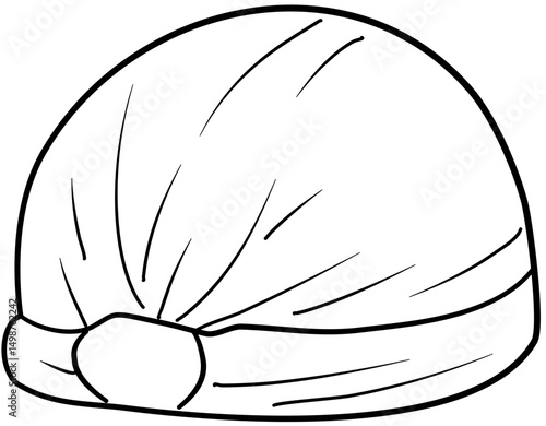 Hat Illustration coloring page