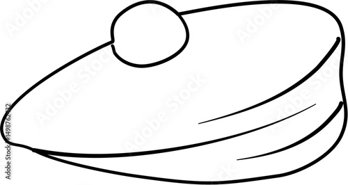 Hat Illustration coloring page