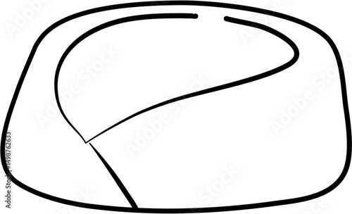 Hat Illustration coloring page