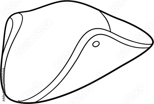 Hat Illustration coloring page