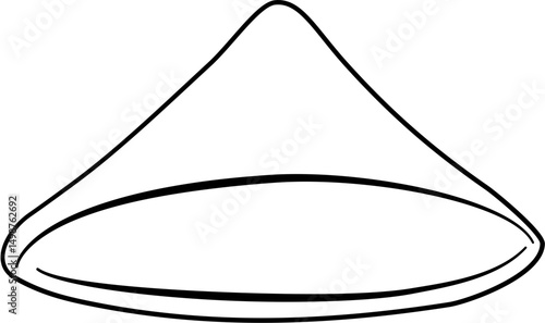 Hat Illustration coloring page