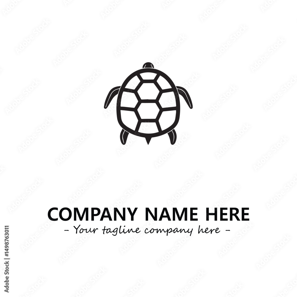 Fototapeta premium Turtle logo design vector illustration